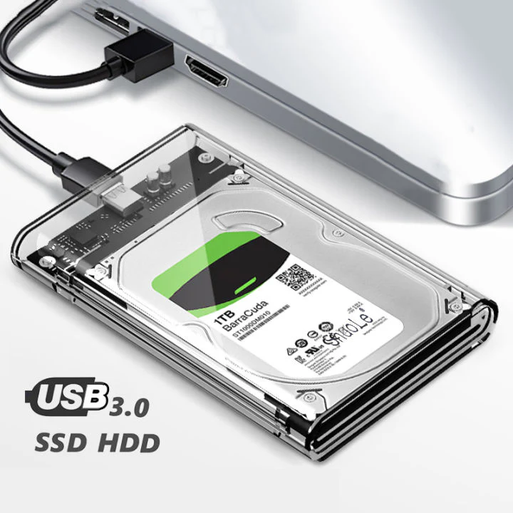 1 TB EXTERNAL HARD DISK ( WD OR SEAGATE LAPTOP HARD DISK WITH TYPE-C HARD DISK CASING) - Image 3
