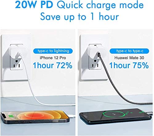 20W USB-C Power Adapter only Compatible iPhone13/13 Mini Pro Max/12 Pro Max/12 Mini/11 Pro Max/Xs Max/XR/X/8Plus,iPad - Image 5