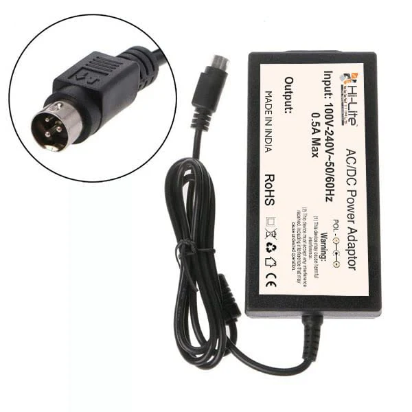 Hi-Lite Essentials 24V - 2.1Amp Power Adapter for TVS LP 46 Neo Barcode Printer 3 Pin - Image 4