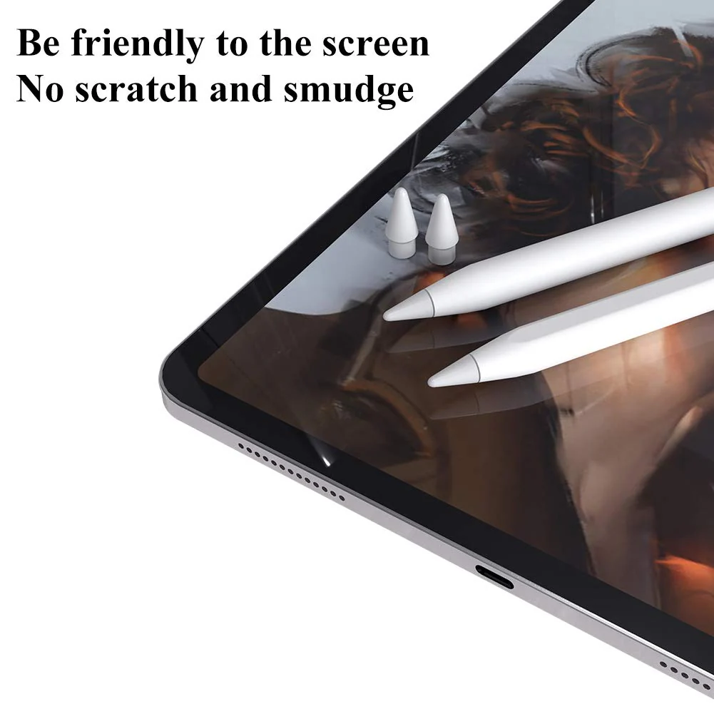 [4 Pack] Tips for Apple Pencil 2nd/1st Generation, and Apple Pencil Pro/USB-C, Highly Sensitive Precise POM Replacement Tip for Apple iPad Pencil, Pen Nib for iPad Pro/Mini/Air - Image 5