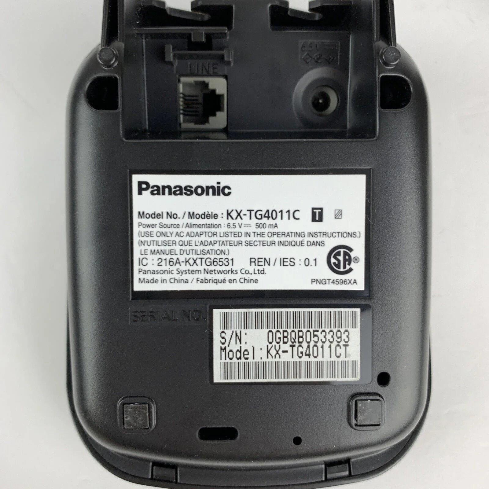 Hi-Lite Essentials 6v Power Adapter Charger for Panasonic Cordless Phones - Image 3