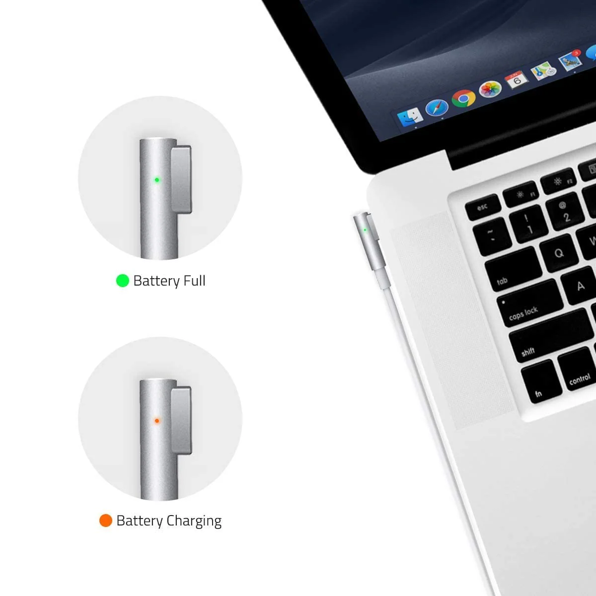 Compatible 60W Mag Safe 1 Macbook Power Adapter Charger for MacBook Pro 13" A1172, A1184 A1181 A1280 - Image 2
