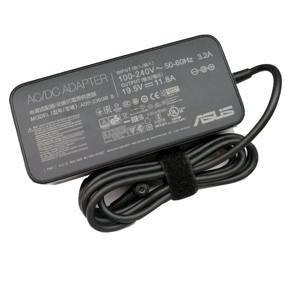 ASUS 230W (6.0mm * 3.7mm) 19.5V 11.8A ASUS ROG Zephyrus GX501 GX501V GX501VI adapter 230 W Adapter  (Power Cord Included)