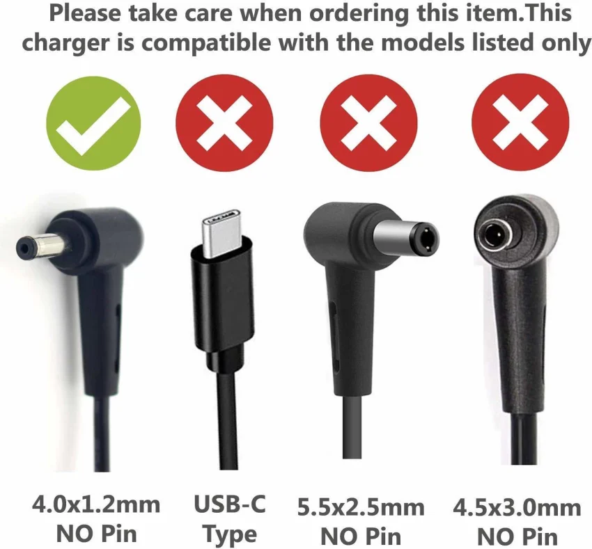 OEM Asus 45W 19V 2.37A Adapter Laptop Charger (Pin Size: 4.0 mm X 1.35 mm) - Power Cable Included (For correct pin size, confirm on whatsapp) - Image 7