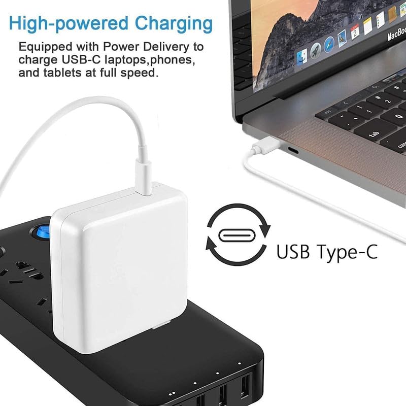 Compatible 87W USB-C Apple Charger for MacBook Pro 13-Inch (2016–2019) & MacBook Air 13-Inch Retina (2018–2019) - Image 3