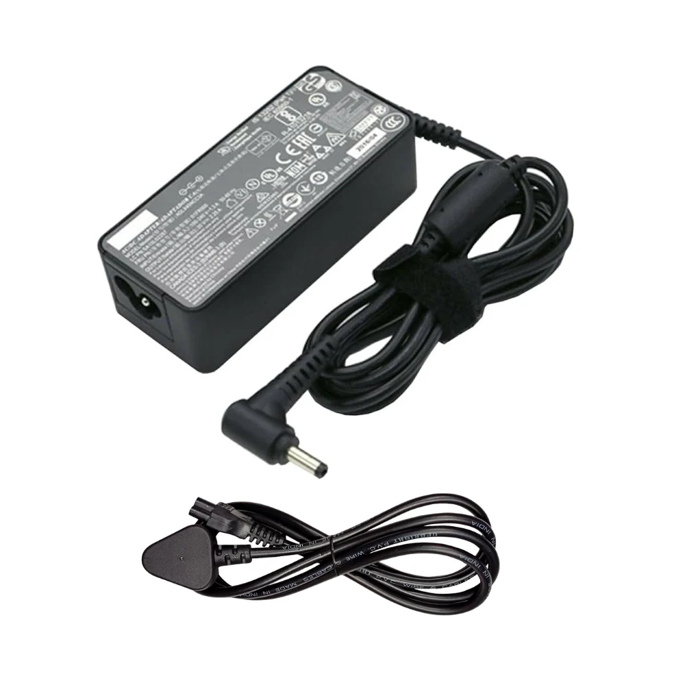 Compatible Lenovo 65W Power Adapter 20V 3.25A for Lenovo IdeaPad Laptop (4.0 mm*1.7 mm)- Power Cable Included