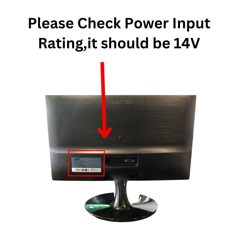 Hi-Lite Essentials 14V - 4.5Amp Power Adapter for Samsung LED TV - Centre Pin (check images for model)) - Image 3