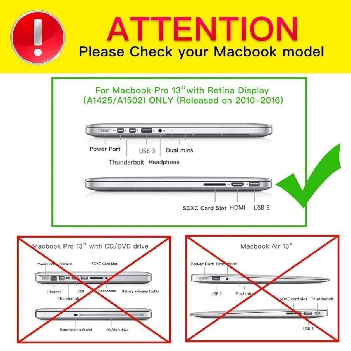 Compatible 85W 20V Macbook Charger Adapter with (Magsafe-2) T-Tip Pin Compatible for Mac Book Pro 13 Inch 15 Inch and 17 Inch Retina Display(After Late Mid 2012) - Image 3