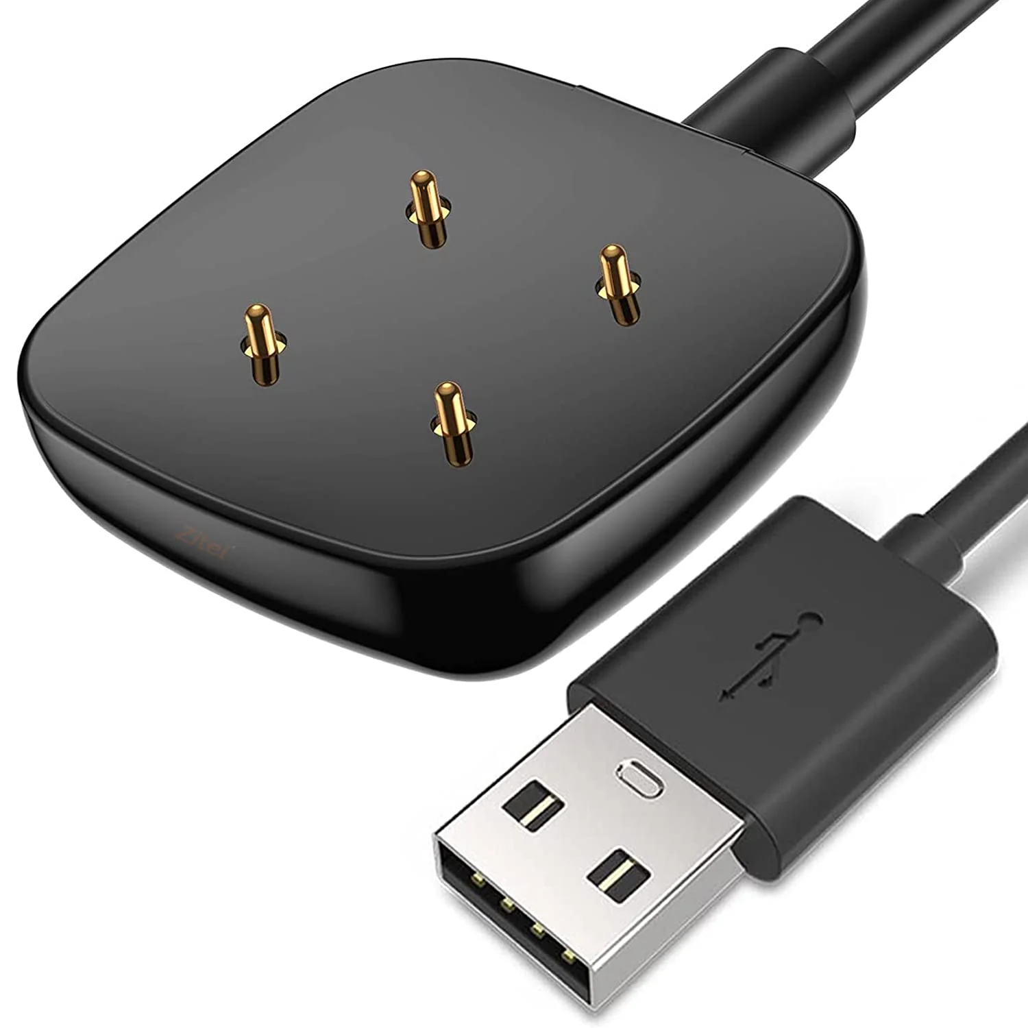 Hi-Lite Essentials Charger Dock Cable Compatible with Fitbit Sense/Versa 3 - Black