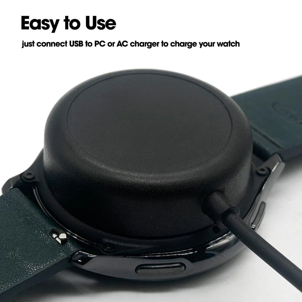 Hi-Lite Essentials Charging Dock Cable Compatible with Realme Watch 2 / Realme Watch 2 Pro, USB Cable, Magnetic Charger - Black - Image 3