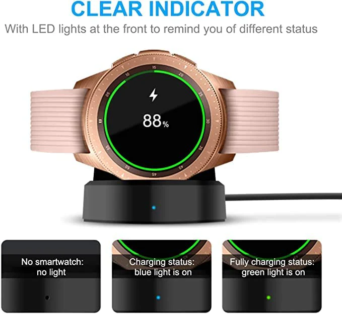 Hi-Lite Essentials Gear Watch Charger Compatible with Samsung Gear smartwatch S2/S3/S4 - Image 5