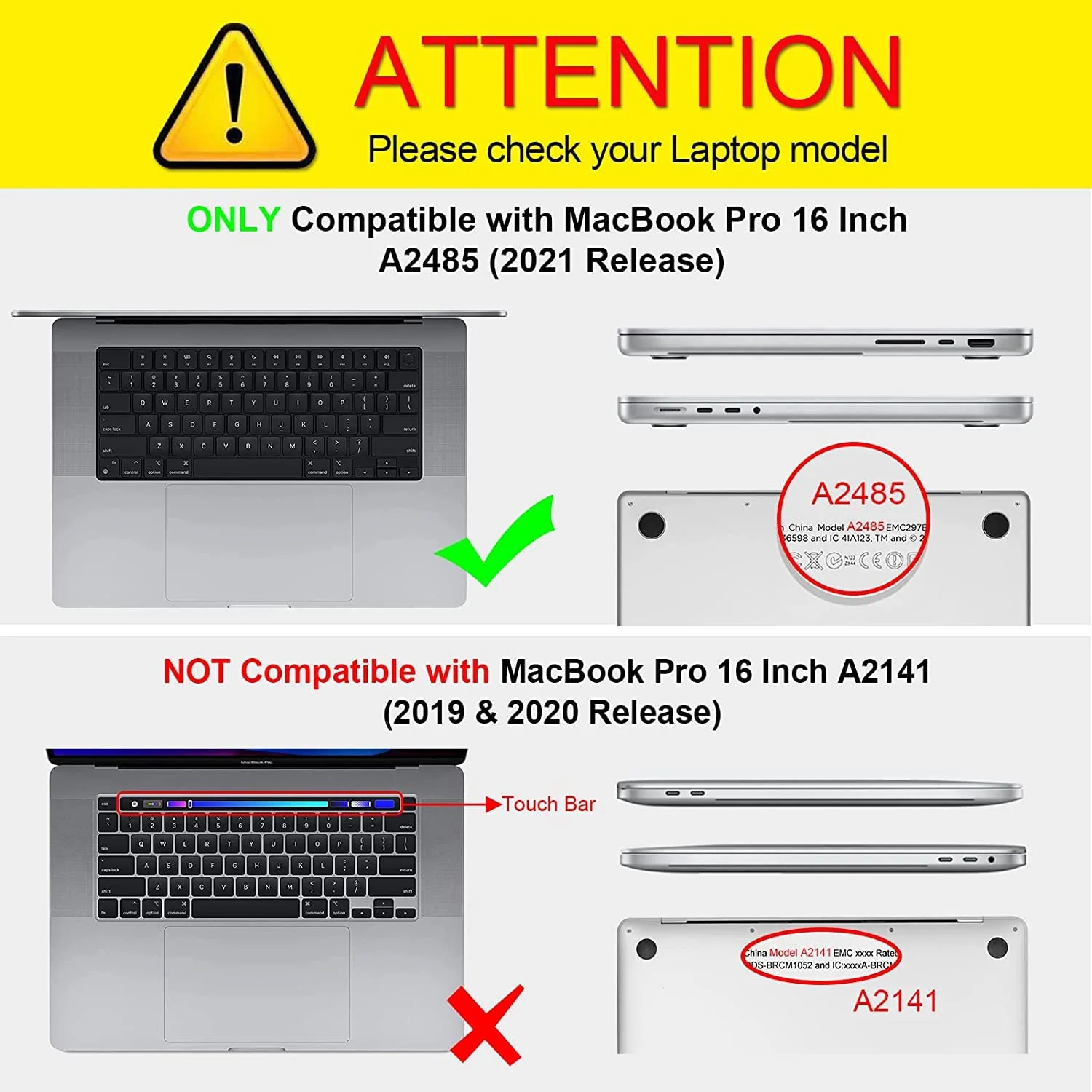 Hi-Lite Essentials Premium Hard Case Protector Fit with MacBook Pro 16 Inch 2021 M1 Pro/M1 Max A2485 - Image 2