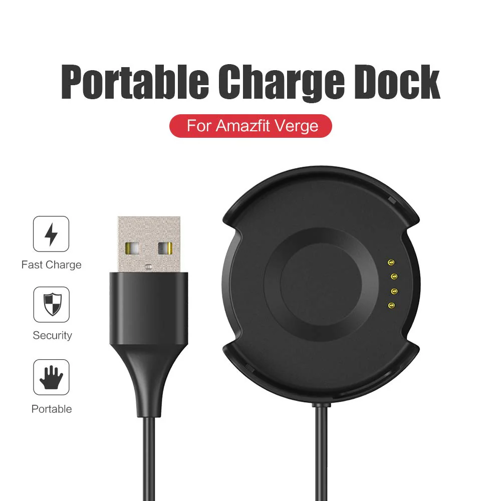 Hi-Lite Essentials Replacement Charger for Amazfit Verge Portable Magnetic Charging Dock Compatible with Amazfit Verge 3rd Gen Smartwatch - Image 3