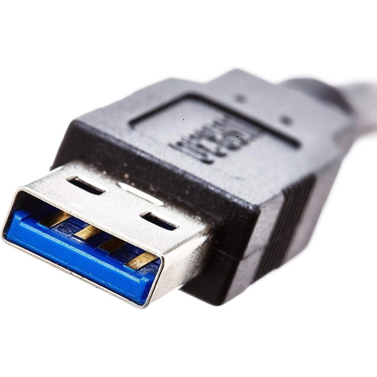 Hi-Lite Essentials USB Printer Cable 3.0 (Type A Male To Type B Male) 5Gbps for HP Scanjet 5000 S4, 1m (Black) - Image 3