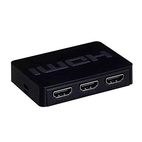 JSAUX 3 IN 1 OUT HDMI Switch with Wireless Remote, 3 Port in 1 Out Support 3D Full HD
