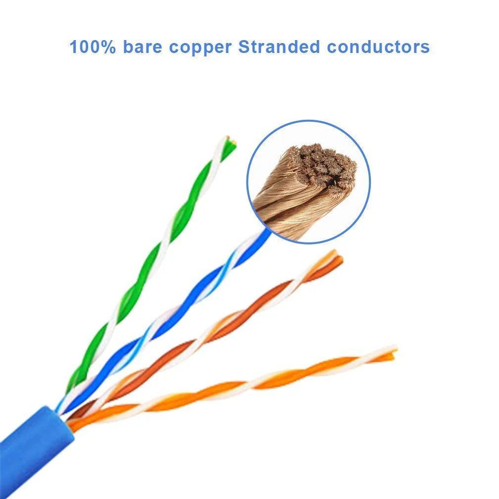 Kelingtone High Speed Cat6 Patch Cables Gigabit 550MHZ / 10 Gigabit Speed UTP LAN Cable, Network Cable Internet Cable RJ45 Cable LAN Wire, Patch Computer Cord Gigabit Category 6 Wires - Image 5