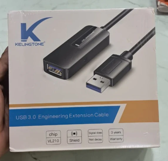 Kelingtone High Speed USB 3.0 Extension Cable Suitable for PTZ Camera, Hard Disk, Printers and other devices - Image 2