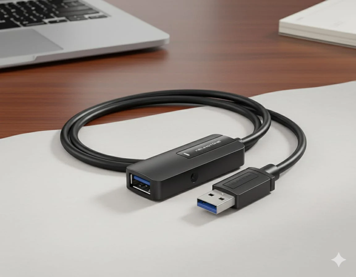 Kelingtone High Speed USB 3.0 Extension Cable Suitable for PTZ Camera, Hard Disk, Printers and other devices - Image 3