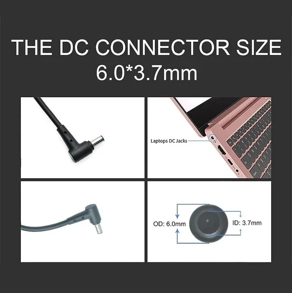 Laptop Adapter for Asus 180W 19.5V 9.23A Laptop Charger Adapter Compatible Model: ADP-180MB F AC Power Charger - Power Cable Included - Image 2