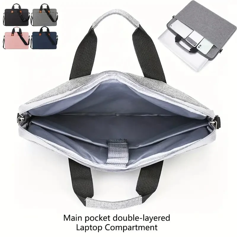 Laptop Bag with Sling Compatible with MacBook, Dell, Hp, Asus, Lenovo Laptop 13 inch 14 inch All Models - Image 4