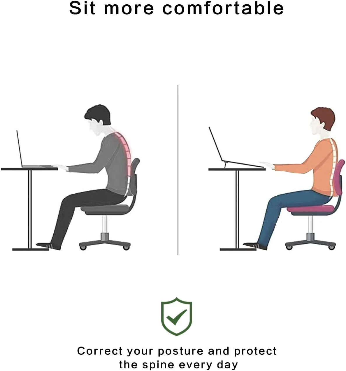 Laptop Stand Portable Invisible Laptop Riser Stand - Image 8