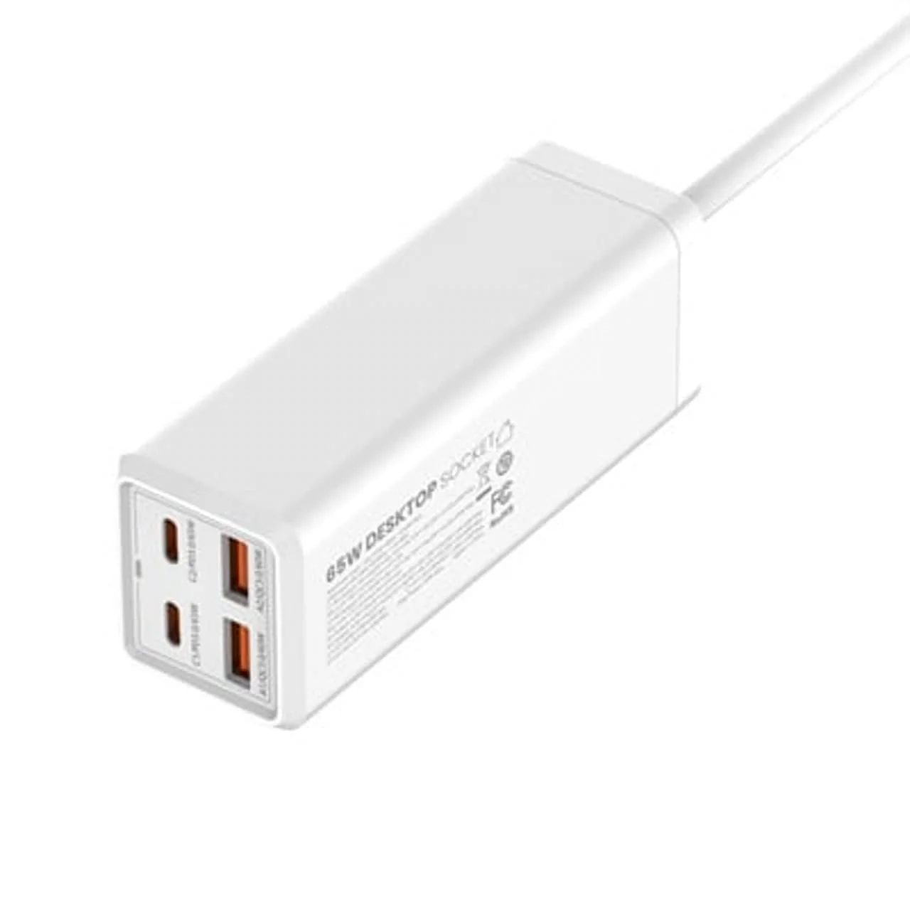 LDNIO 65W Pd Adapter Multifunctional 250 Volts Charger Power Strip - Charge Your Devices Quickly With Usb Ports, Type C, And 200Cm Extension Socket. - Image 2