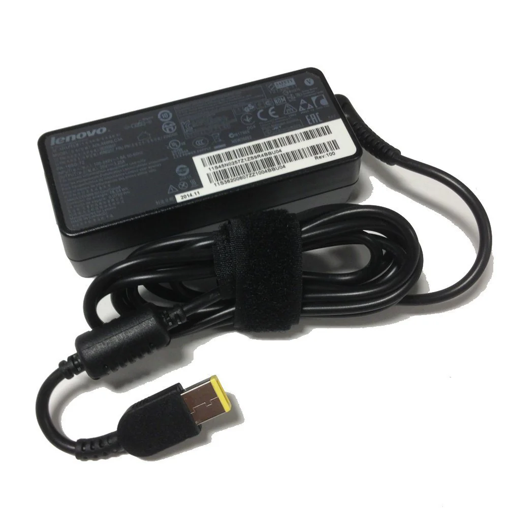 OEM Lenovo 65W USB Charger for Laptop G 50-45 Series 20V 3.25 A 65W - With Power Cable