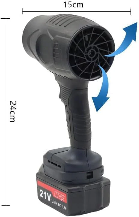 Multiple Use Turbojet Air Blower Fan Cordless Car Dryer Air Blower Handheld High Powered | Portable Car Dryer | Hair Dryer | Air Blower for Cleaning - Image 8