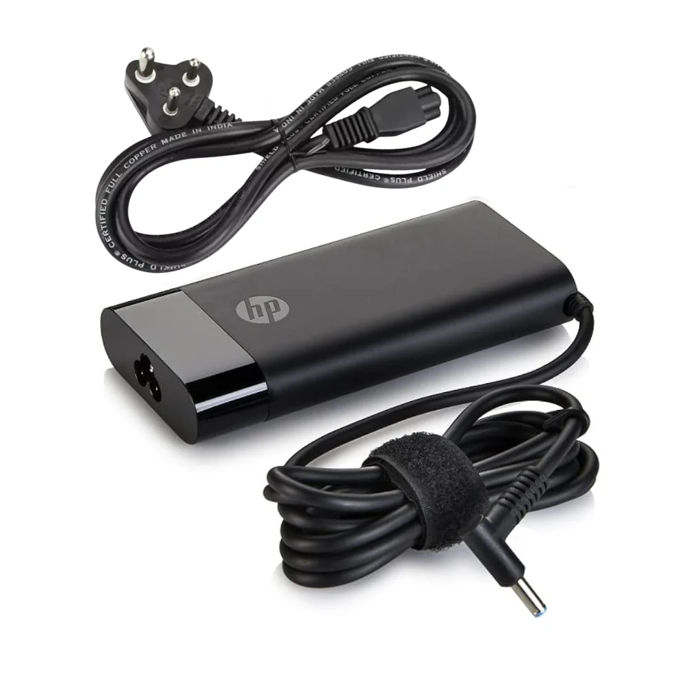 New HP OEM 120W 19.5V 6.15A Pin size 4.5mm x 3.0mm for HP Laptop with Power Cable