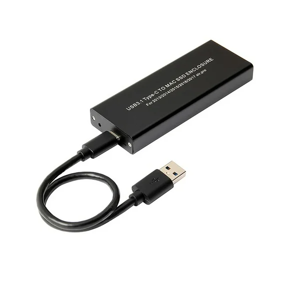 New USB C 3.2 SSD Enclosure for Apple Flash SSDs 12+16 PIN MacBook Pro, MacBook Air, Mac Pro, iMac and Mac mini from 2013 to 2017 Portable Storage Enclosure - Image 5