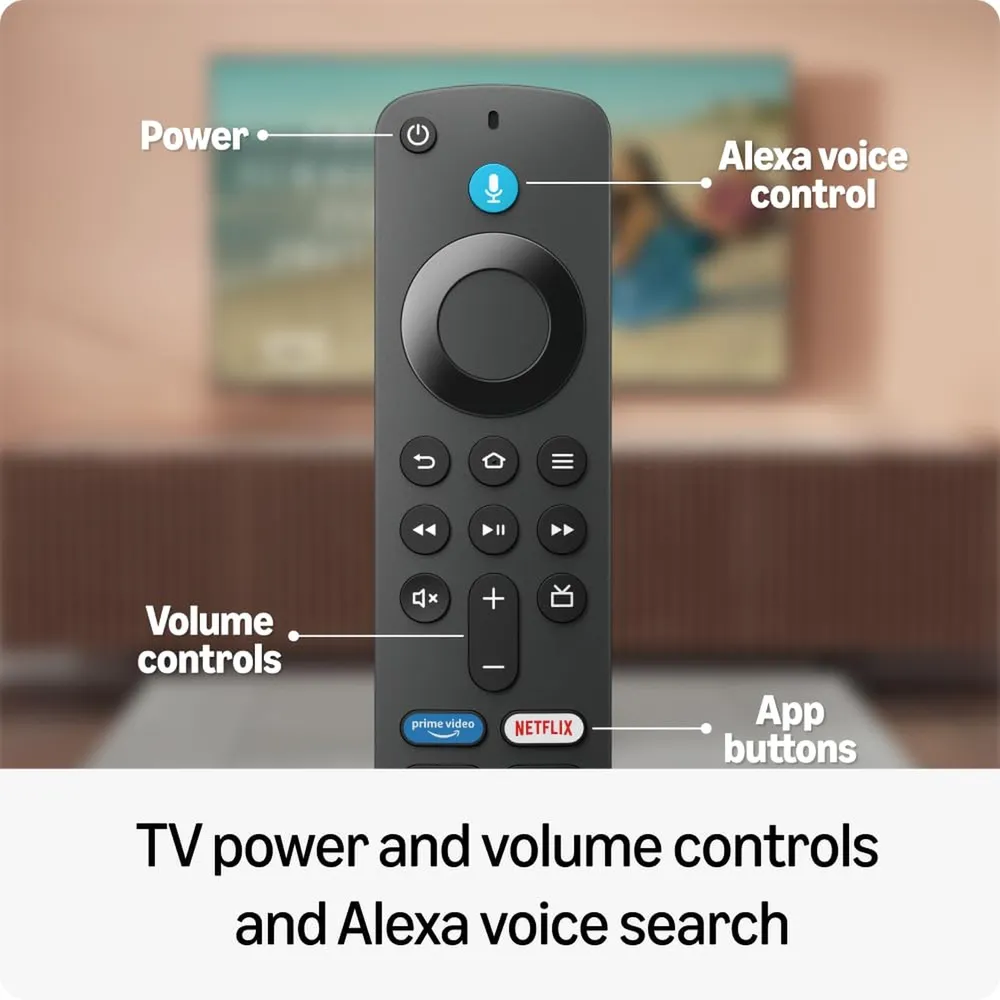 (Newest model) Amazon Fire TV Stick HD Streaming Device with Alexa Voice Search (Dolby Atmos, HDR10+, Dual-Antenna Wi-Fi, Black) - Image 4
