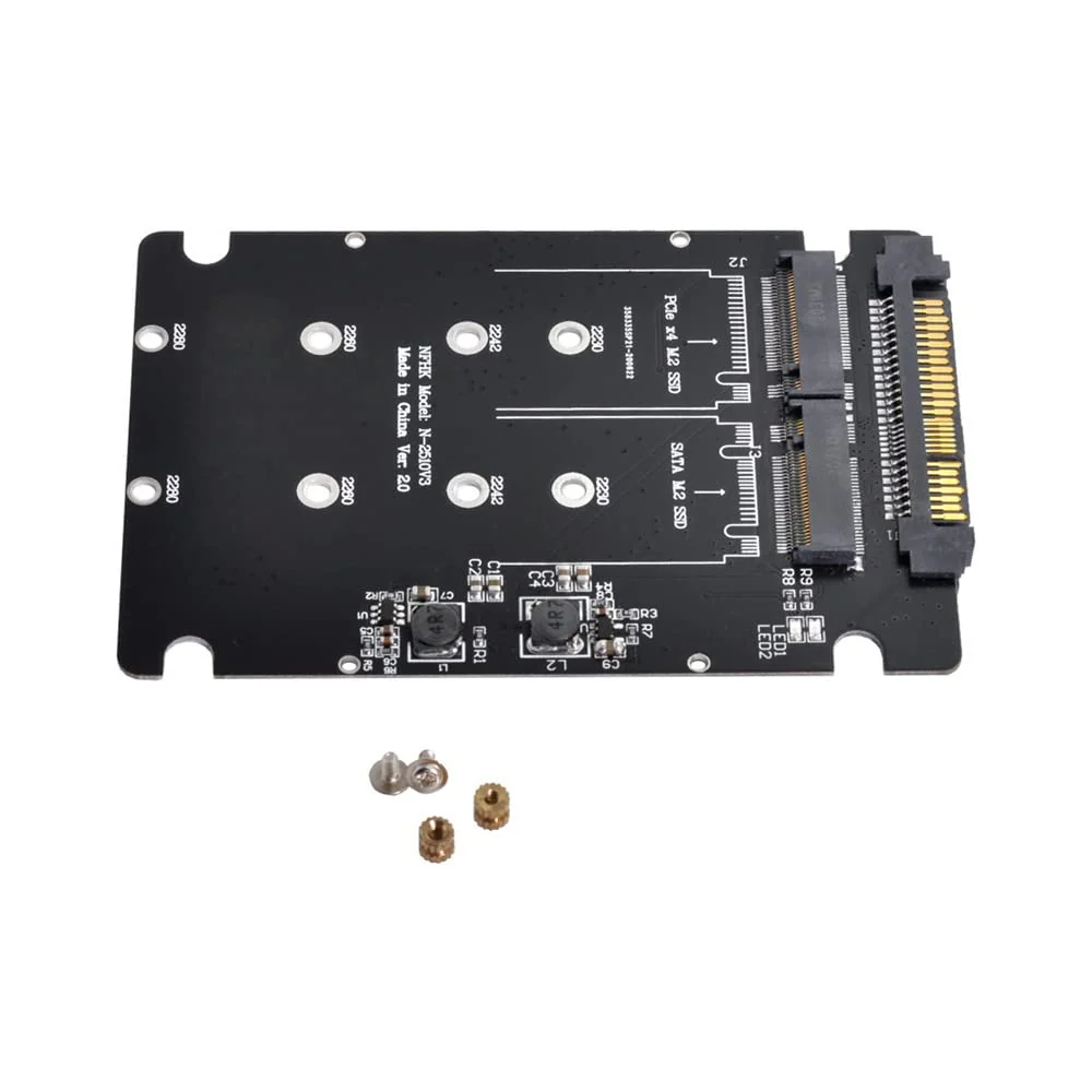 NVME U.2 to Combo NGFF M.2 M-Key SATA PCIe SSD Adapter for Mainboard Replace SSD 750 p3600 p3700 - Image 8