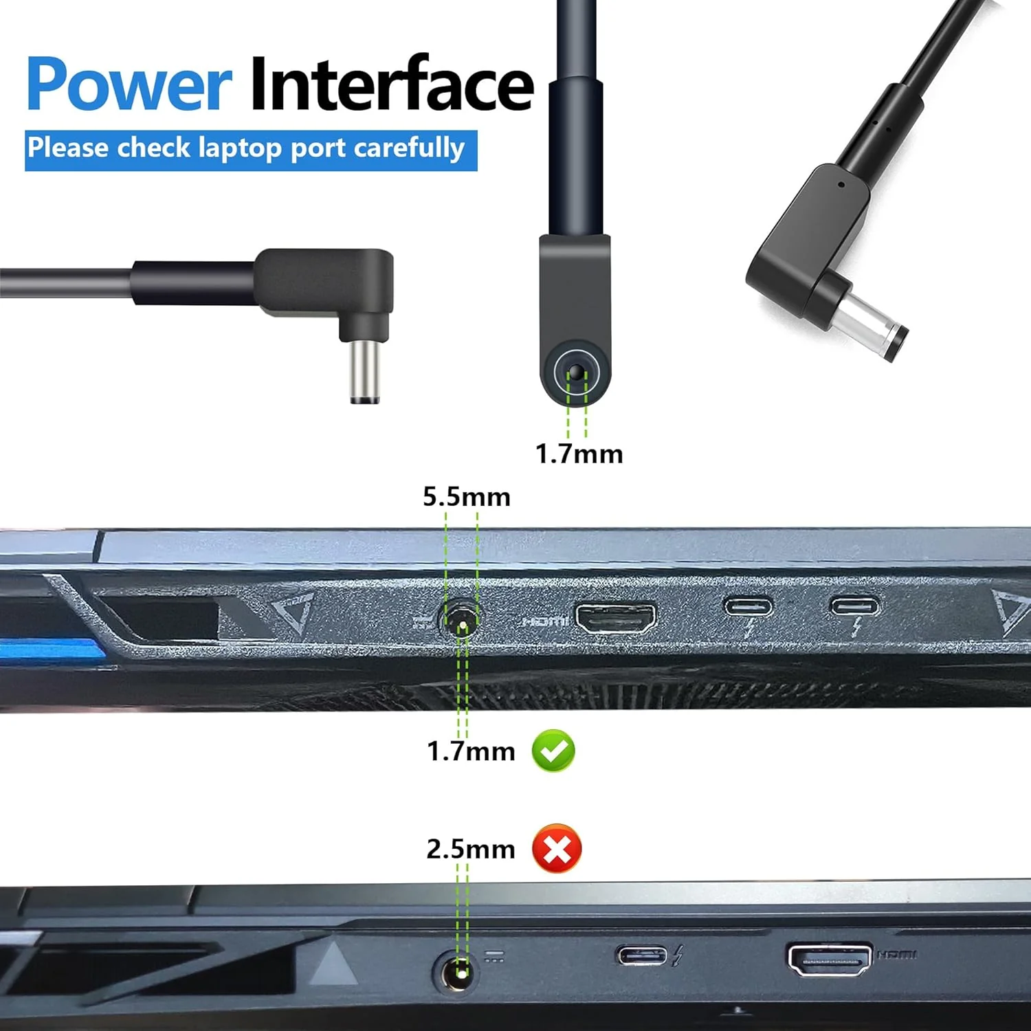 OEM Acer 330W 19.5V 16.9A AC Laptop charger for Acer Concept D, Predator Helios, Presator Triton - Image 4