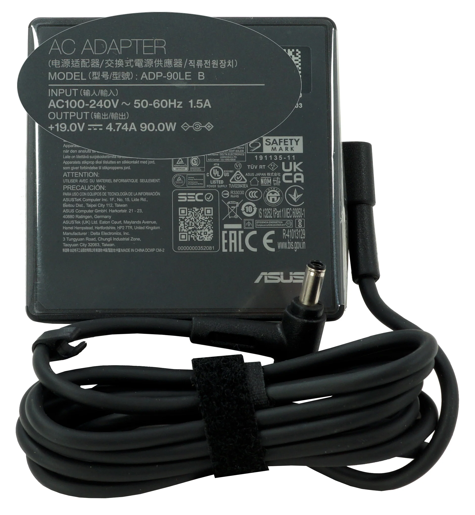 Oem Asus 90W 19V 4.7A Laptop Charger Adapter AC Power Charger (Connector size:4.5*3.0mm) - Power Cable Included - Image 2