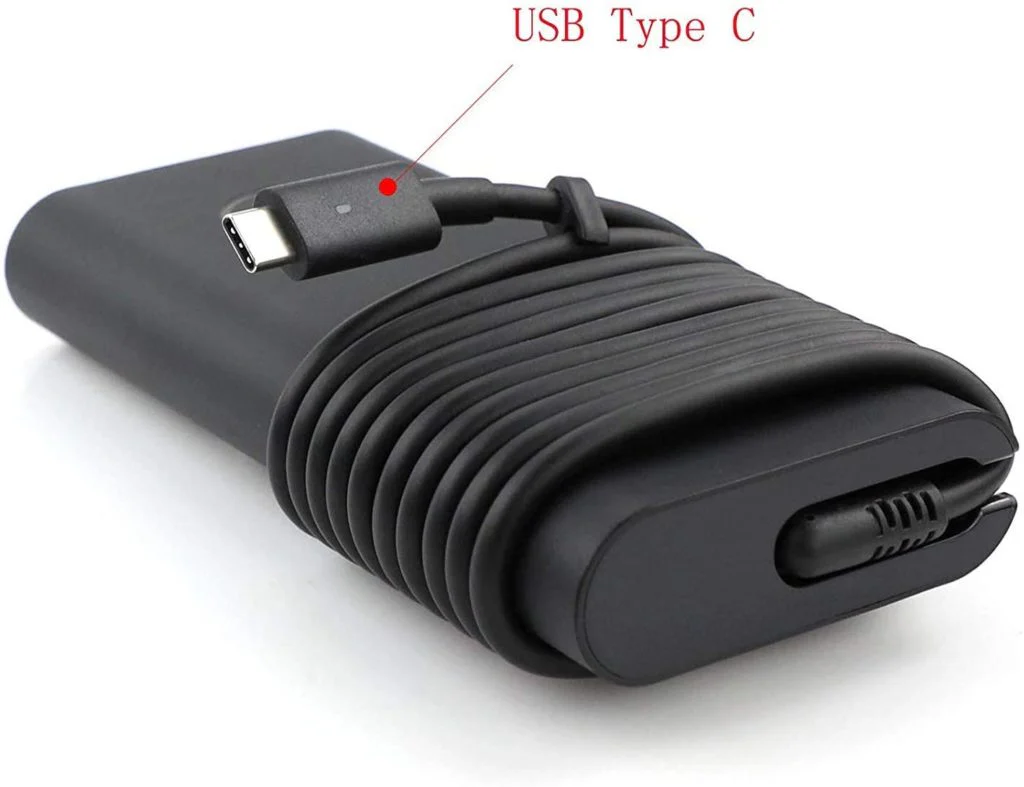 OEM Dell 90W USB-C Ac Power Adapter For Xps 13, Precision 3540, Latitude 3400, 3500, 5289, 5300 2 In 1, 7400 2 In 1, 7300, 7390 2 In 1, 7200 2 In 1, 5400 (Include Power Cord) - Image 2
