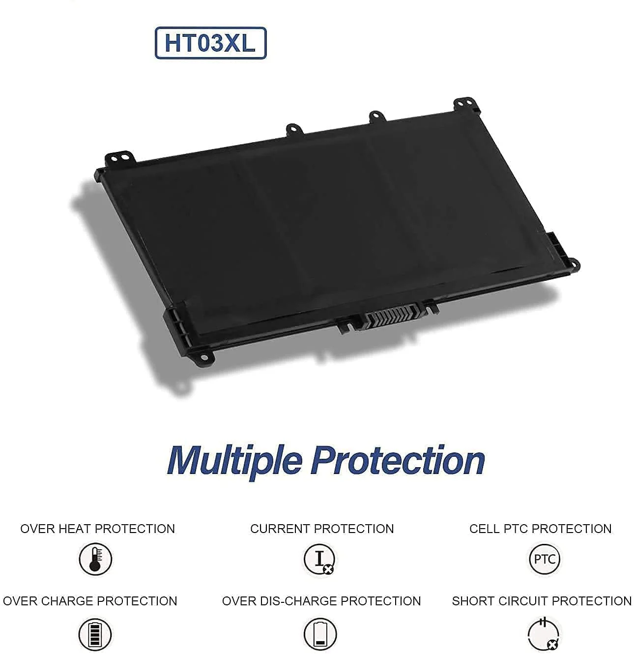 OEM Laptop Battery HP HT03XL for Hp Pavilion Hstnn-15-Da0053Wm, 15-Da0002Dx, 14M-Dh1003Dx, 15-Da0012Dx, Db8R, Db8S, Ib80, Ib8O, Lb8L, Lb8M, Ht03Xl - Image 3