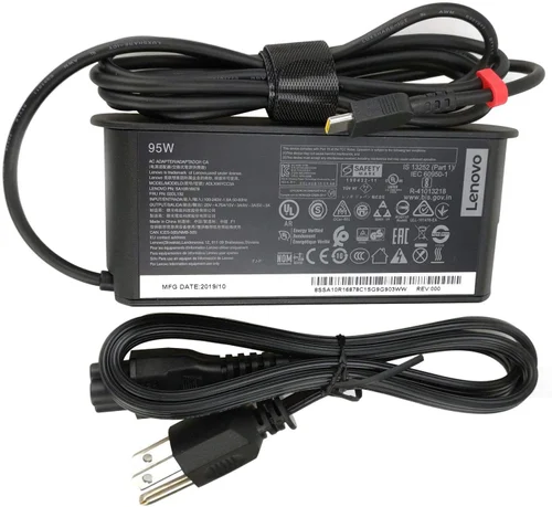 OEM Lenovo 95W USB-C Charger Adapter Power Type-C Power Adapter- Power cable included