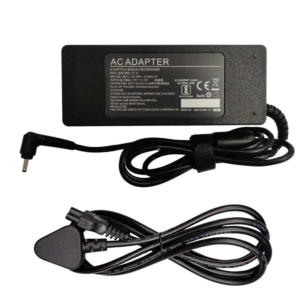 OEM Compatible for Acer 19V 4.74A 90W for Acer Aspire A514-56GM, Aspire 515-57G (Pin: 3.0*1.1mm) - Image 2