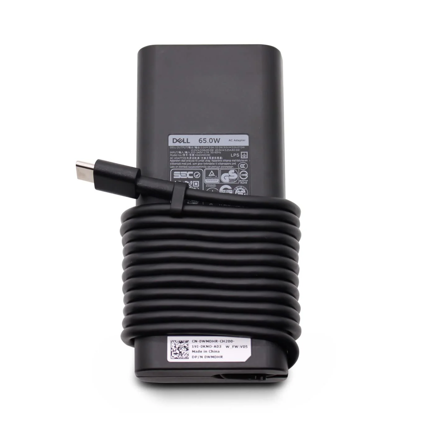 OEM Dell 65W 20V USB Type C Pin Laptop Charger Adapter for Latitude 5495 5289 5290 7389 7390 7400 With Power Cord - Image 3