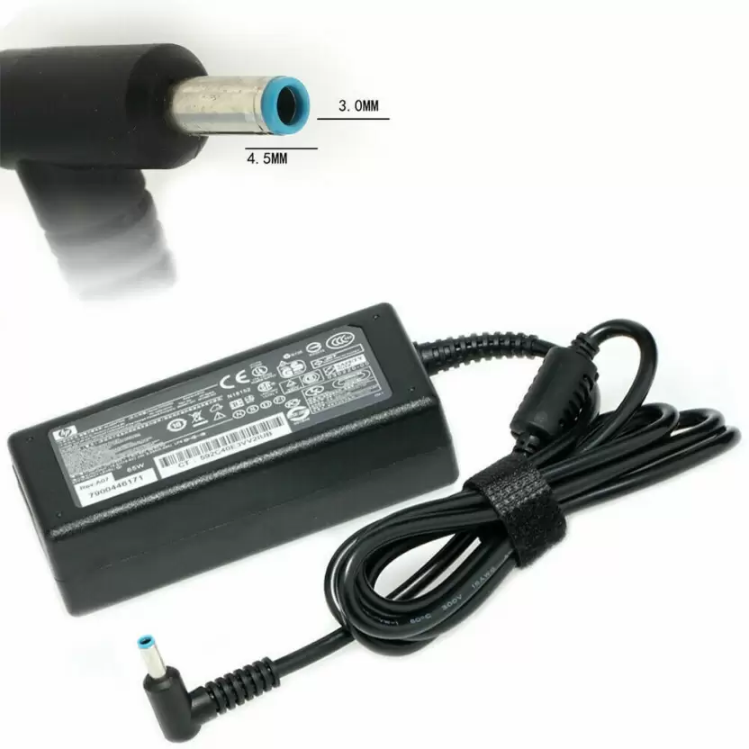 OEM HP 65W Smart AC Power Adapter Laptop Charger for Select Models of HP Laptops (19.5 V, 3.33 A, Round Pin, 4.5mm x 2.9 mm pin Diameter) - Power Cable Included - Image 5