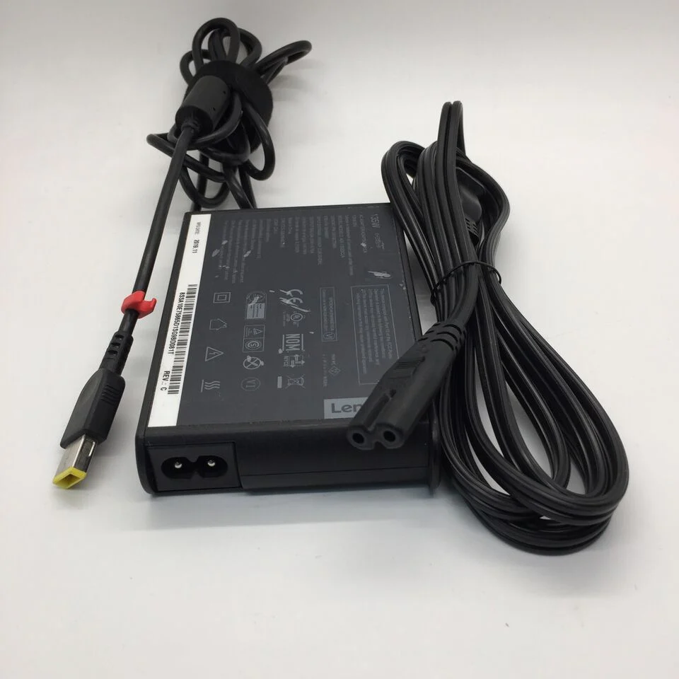 OEM Lenovo 20V 6.7A 135W Slim Tip AC Adapter for Lenovo ThinkPad P1 20MD, Lenovo ThinkPad P1 20ME, Lenovo ThinkPad X1 Extreme 20MG - With Power Cable - Image 3