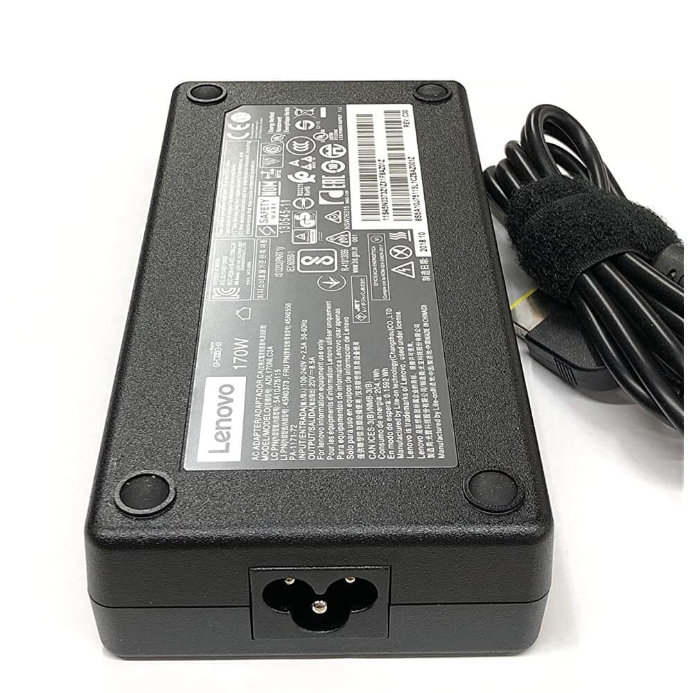 OEM Lenovo 20V 8.5A 170W Slim Tip AC Adapter for Lenovo Thinkpad P53, P70, P71, P72, P73- With Power Cable - Image 4