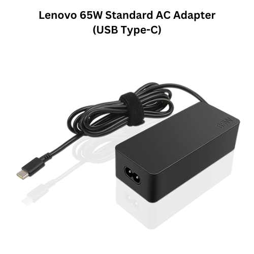 OEM Lenovo 65W Standard AC Adapter (USB Type-C)- Check Compatible models in Description- With Power Cable - Image 2