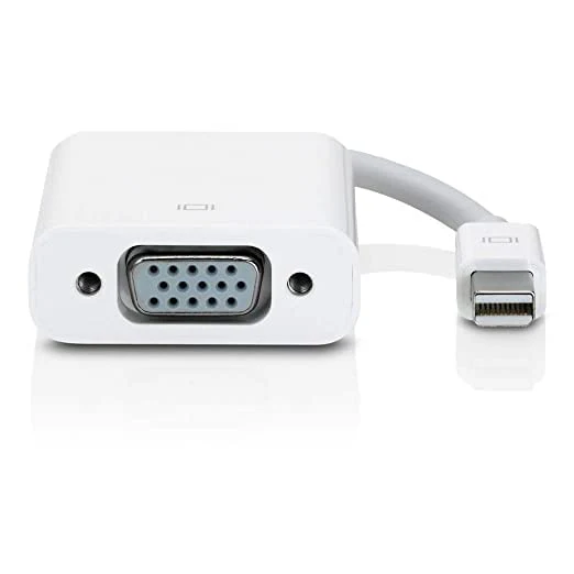 Original Mini DisplayPort to VGA Adapter - Mini DP to VGA Converter - 1080p Video - mDP or Thunderbolt 1/2 Mac/PC to VGA for Monitor/Projector/Display