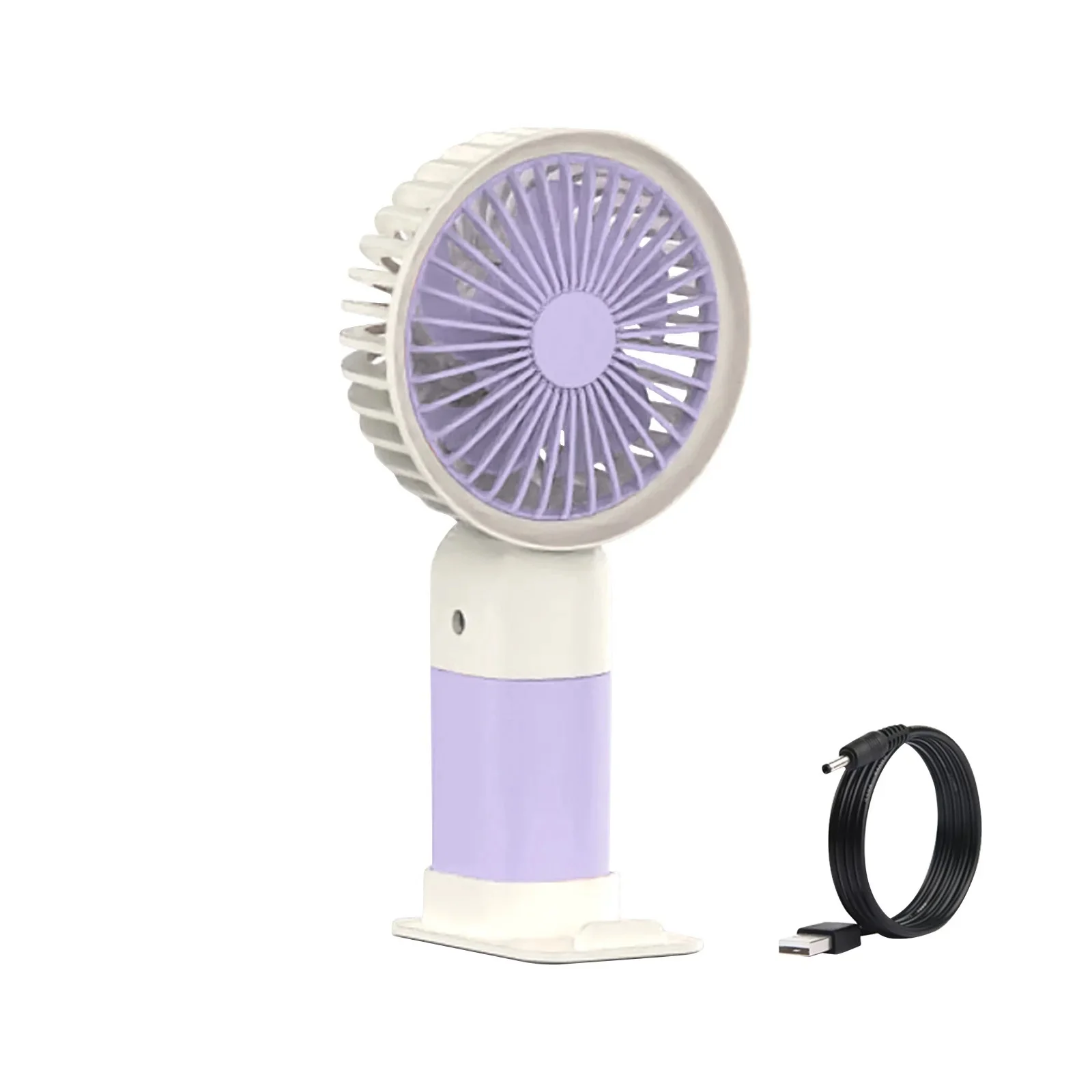 Portable Mini Fan | Rechagable Fan | USB Rechargeable Handheld Cute Mini Portable Fan for Office Study Outdoors Home Table with Detachable Base - Image 2