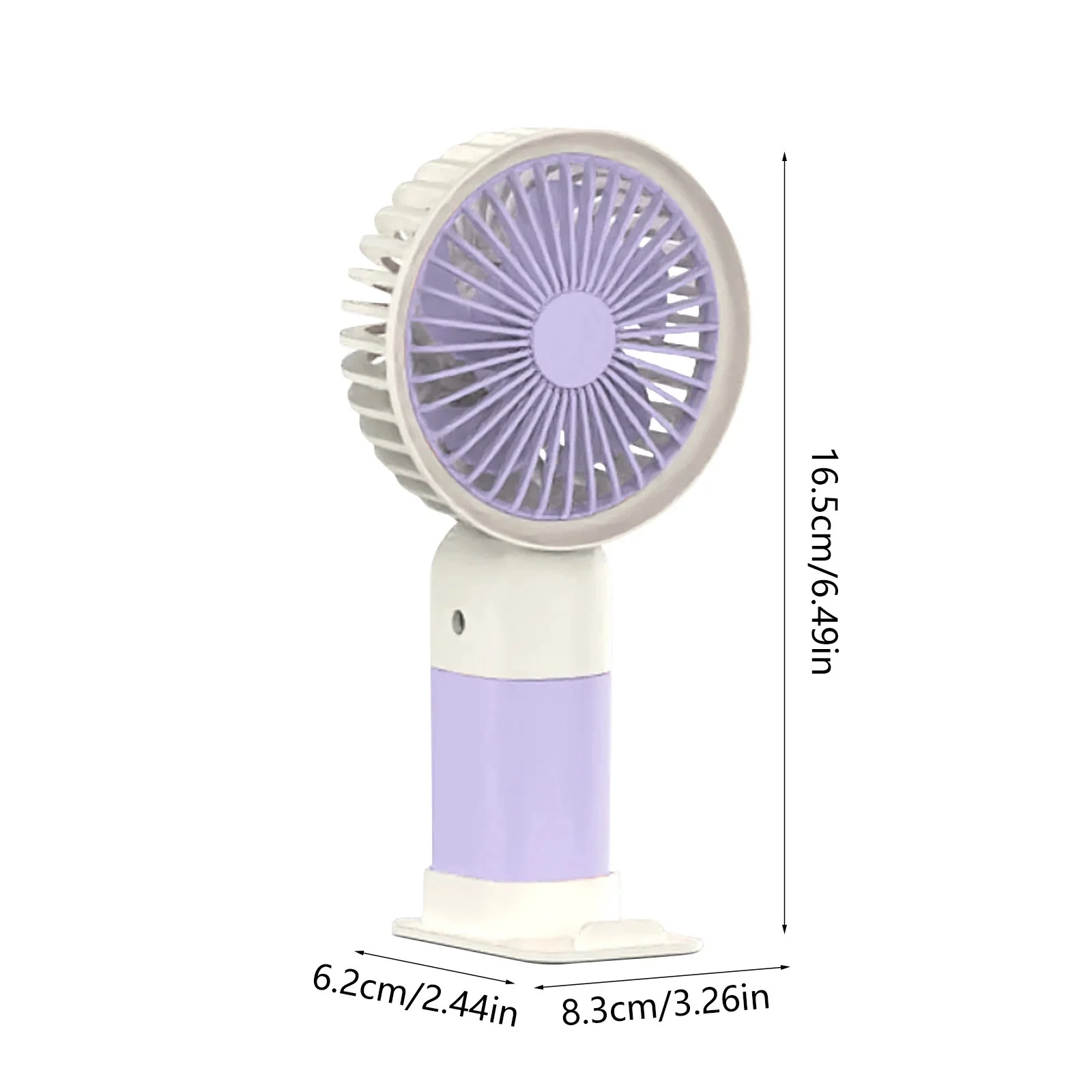 Portable Mini Fan | Rechagable Fan | USB Rechargeable Handheld Cute Mini Portable Fan for Office Study Outdoors Home Table with Detachable Base - Image 3