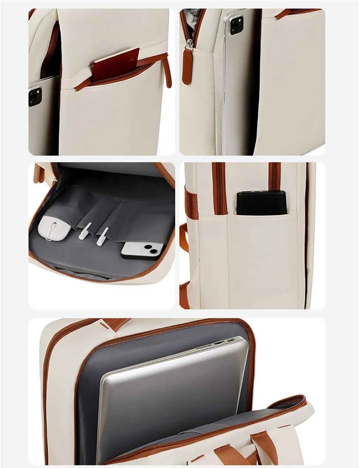 Premium Large Capacity Laptop Bag Backpack with USB Charging Port Perfect for Travel and Daily Use - Image 4