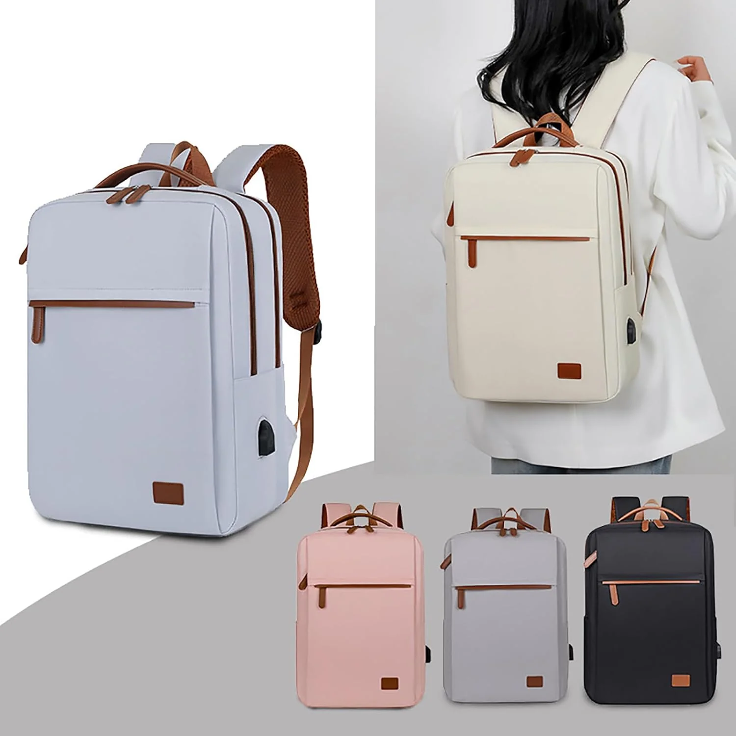 Premium Large Capacity Laptop Bag Backpack with USB Charging Port Perfect for Travel and Daily Use - Image 6