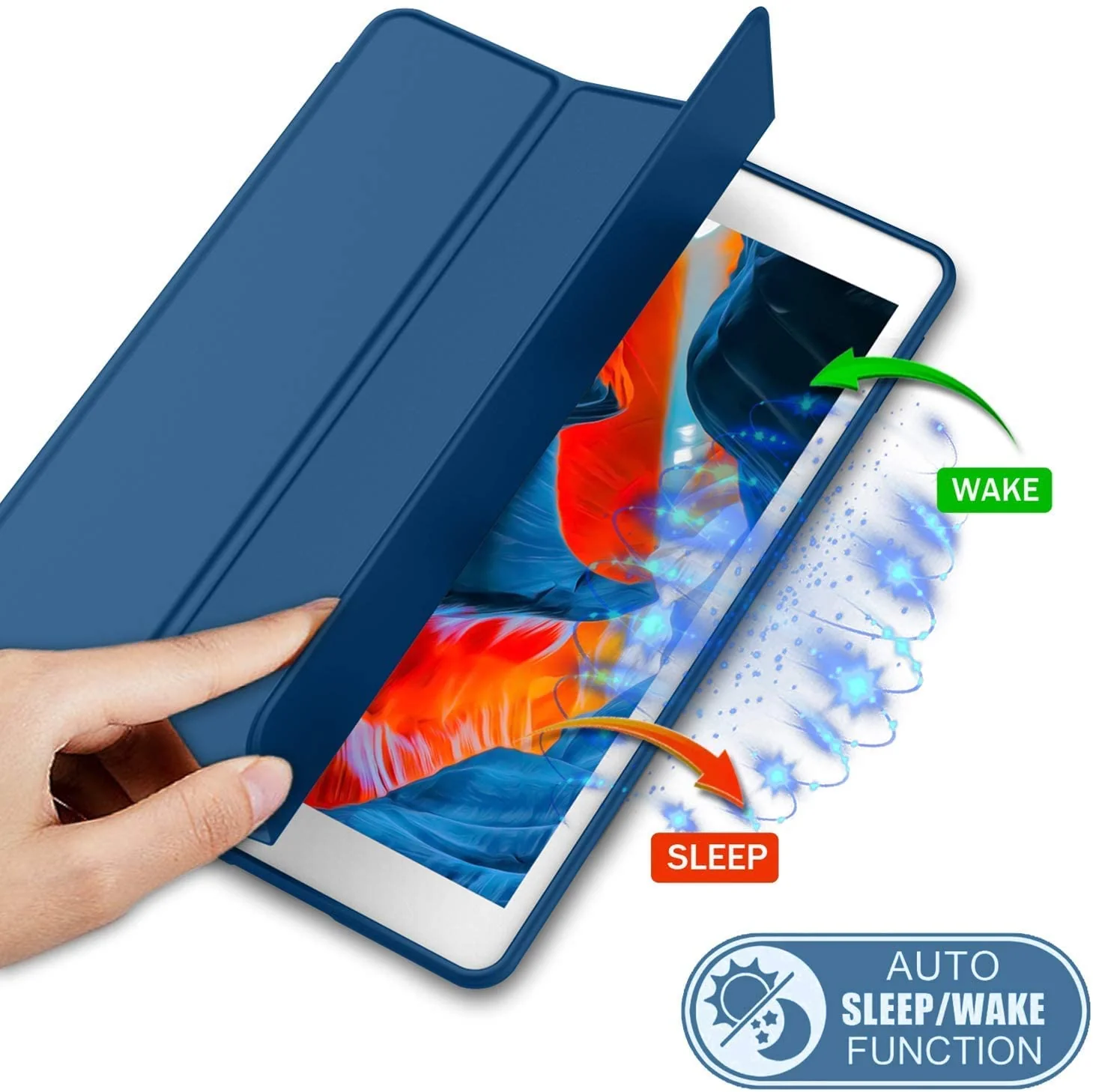 Premium Smart Case for Apple iPad Pro 11 inch 2022/2021 4th/3rd Gen [Auto Sleep/Wake Cover] [Pencil Holder] [Soft Flexible Case] Recoil Series - Image 7