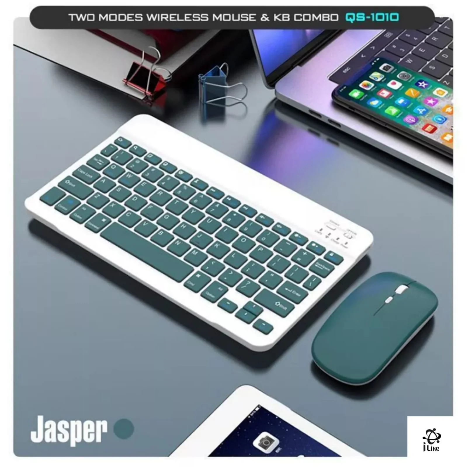 Rechargeable Bluetooth Keyboard and Mouse Combo Ultra Slim for all Bluetooth Enabled Mac/Tablet/iPad/PC/Laptop - Image 5